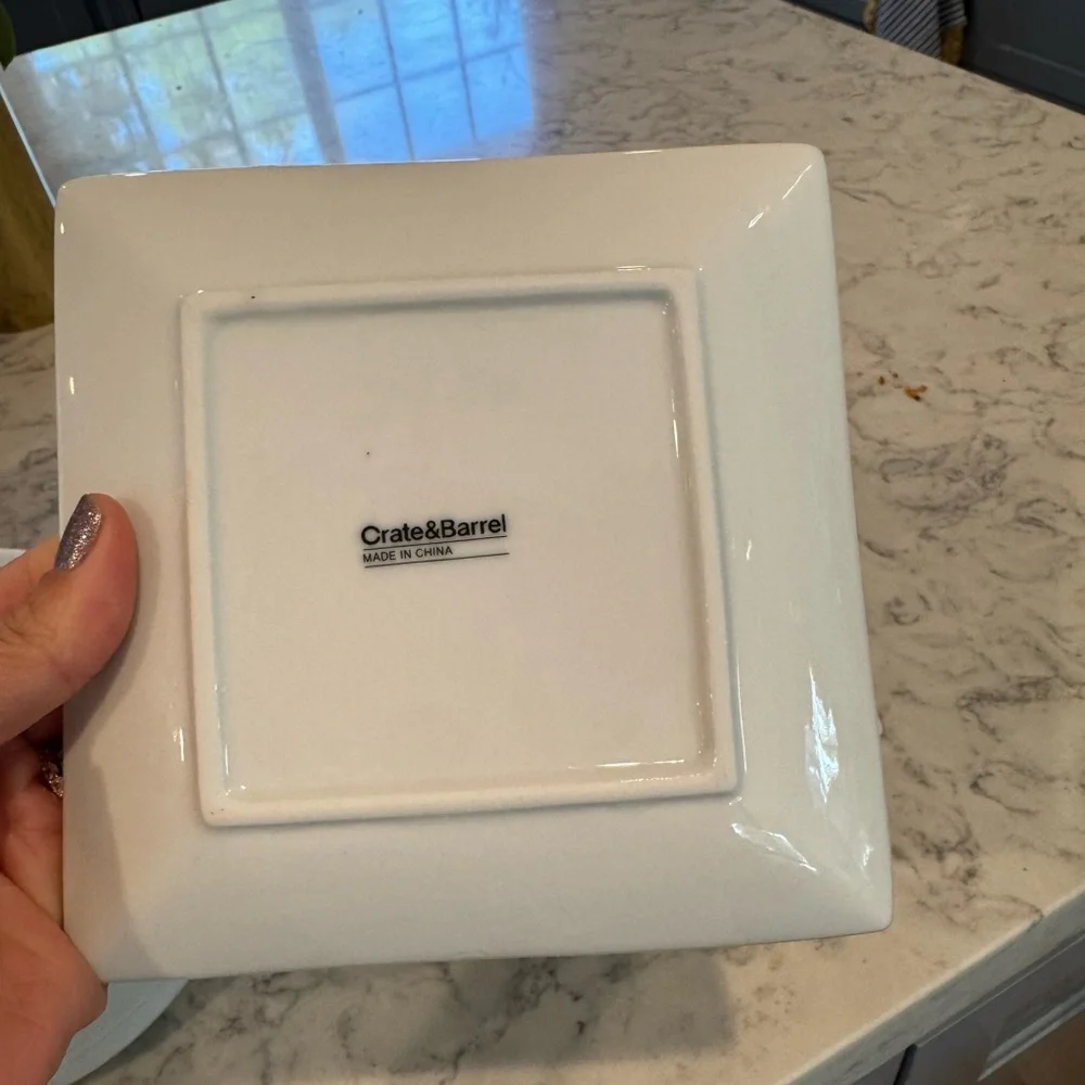 Crate and Barrel Bowls and Dessert/Appetizer plates